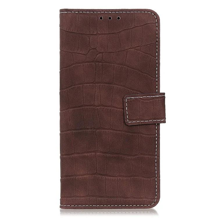 For Samsung Galaxy A55 5G Crocodile Texture Leather Case Stand Wallet