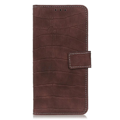 For Samsung Galaxy A55 5G Crocodile Texture Leather Case Stand Wallet