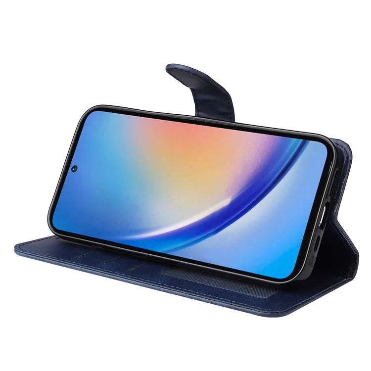 For Samsung Galaxy A35 5G Leather Case Card Holder Stand Shockproof Cover