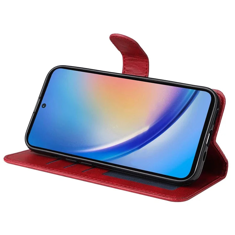 For Samsung Galaxy A35 5G Leather Case Card Holder Stand Shockproof Cover