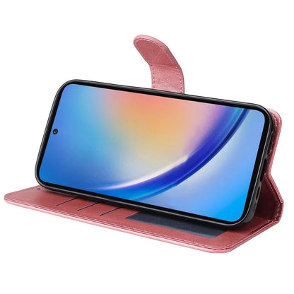For Samsung Galaxy A35 5G Leather Case Card Holder Stand Shockproof Cover