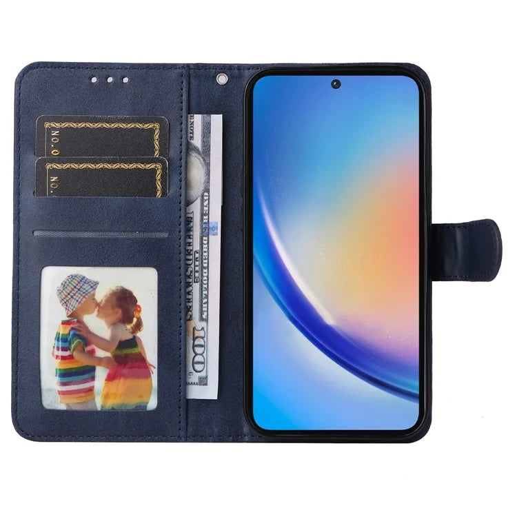 For Samsung Galaxy A35 5G Leather Case Card Holder Stand Shockproof Cover