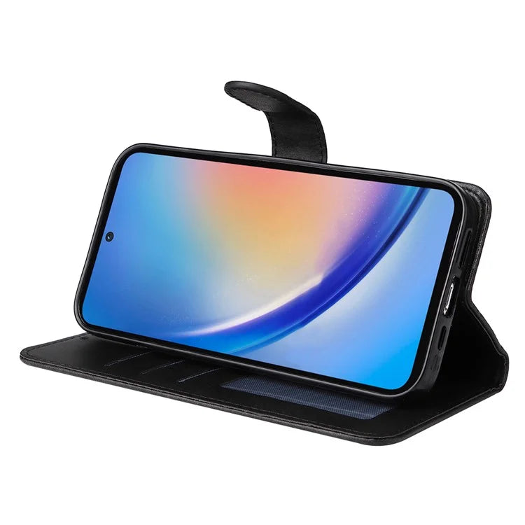 For Samsung Galaxy A35 5G Leather Case Card Holder Stand Shockproof Cover