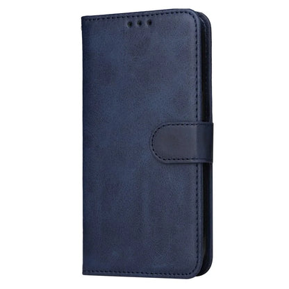 For Google Pixel 8a Leather Case Traditional Calfskin Phone Cover 3 Card Slots