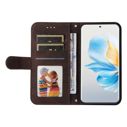 For Honor 100 5G Phone Case Tree Hardware Decor Leather Cover Wallet