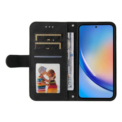 For Samsung Galaxy A35 5G Skin-Feel Wallet Leather Case Life Tree Hardware Decor