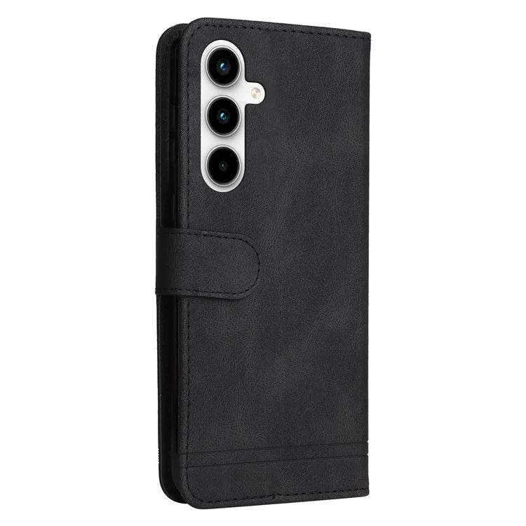 For Samsung Galaxy A35 5G Skin-Feel Wallet Leather Case Life Tree Hardware Decor