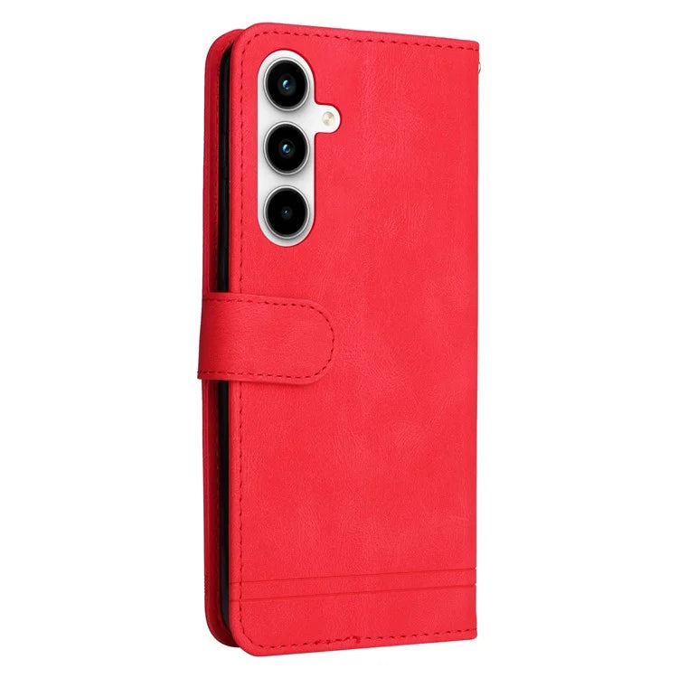 For Samsung Galaxy A35 5G Skin-Feel Wallet Leather Case Life Tree Hardware Decor