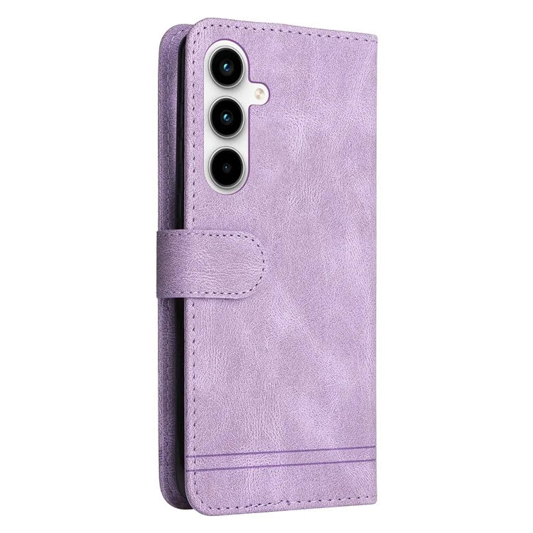 For Samsung Galaxy A35 5G Skin-Feel Wallet Leather Case Life Tree Hardware Decor