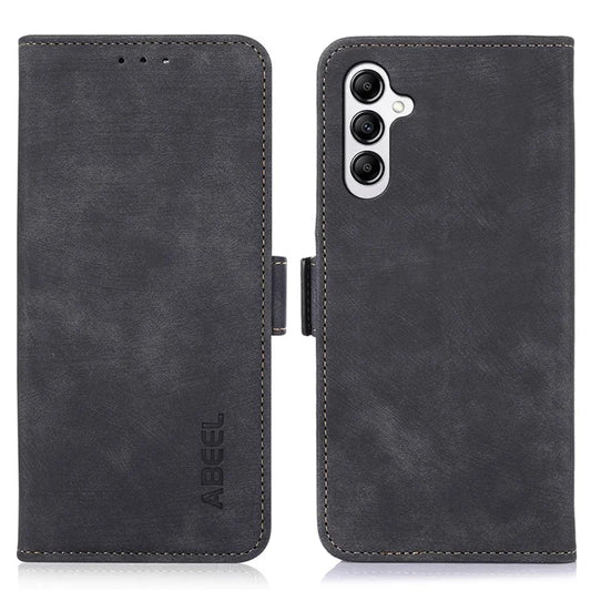 ABEEL Retro Case for Samsung Galaxy A55 5G PU Leather Folio Stand Cover with Magnetic Clasp