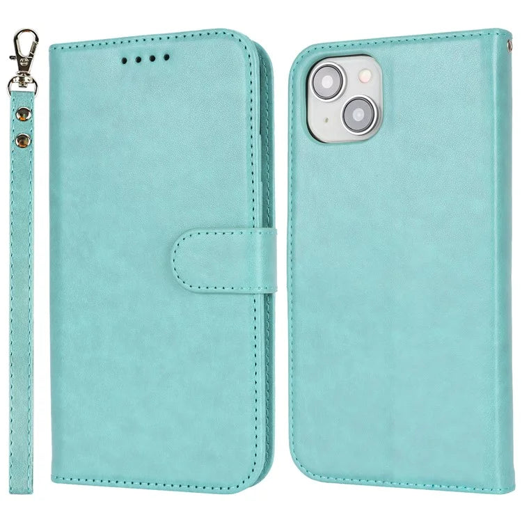 For iPhone 15 Plus Cover R61 Texture Wallet Leather Phone Shell