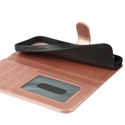 For iPhone 15 Plus Cover R61 Texture Wallet Leather Phone Shell