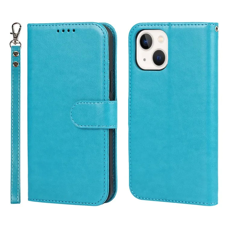 For iPhone 15 Plus Cover R61 Texture Wallet Leather Phone Shell
