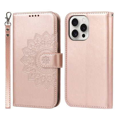 For iPhone 15 Pro Wallet Leather Cover R61 Texture PU Leather Stand Case
