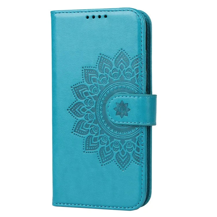 For iPhone 15 Pro Max Wallet Phone Case R61 Texture PU Leather Magnetic Protective Cover