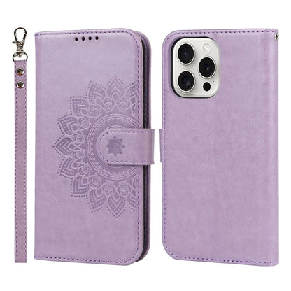 For iPhone 15 Pro Max Wallet Phone Case R61 Texture PU Leather Magnetic Protective Cover