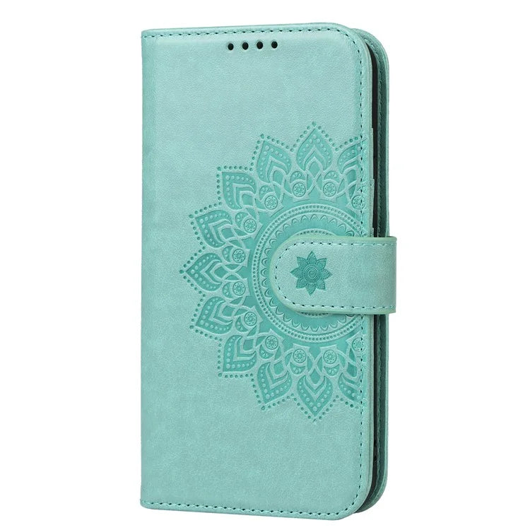 For iPhone 15 Pro Max Wallet Phone Case R61 Texture PU Leather Magnetic Protective Cover