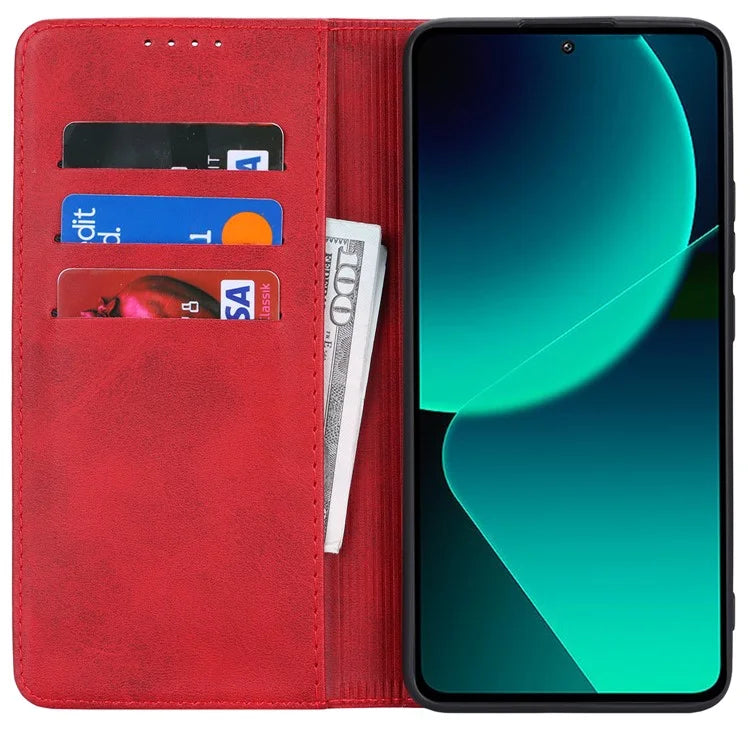 For Xiaomi 13T / 13T Pro / Redmi K60 Ultra Case Strong Magnetic Leather Cover