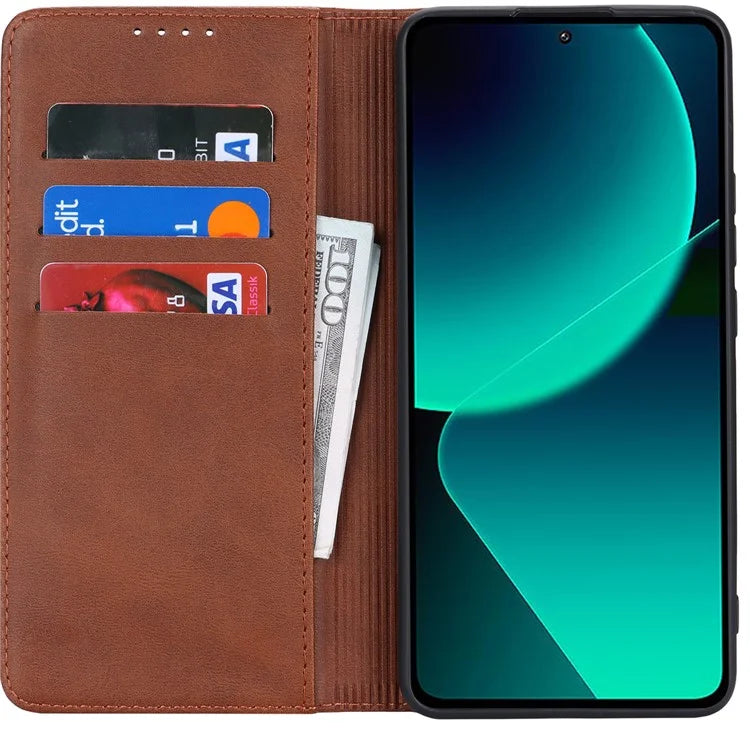 For Xiaomi 13T / 13T Pro / Redmi K60 Ultra Case Strong Magnetic Leather Cover