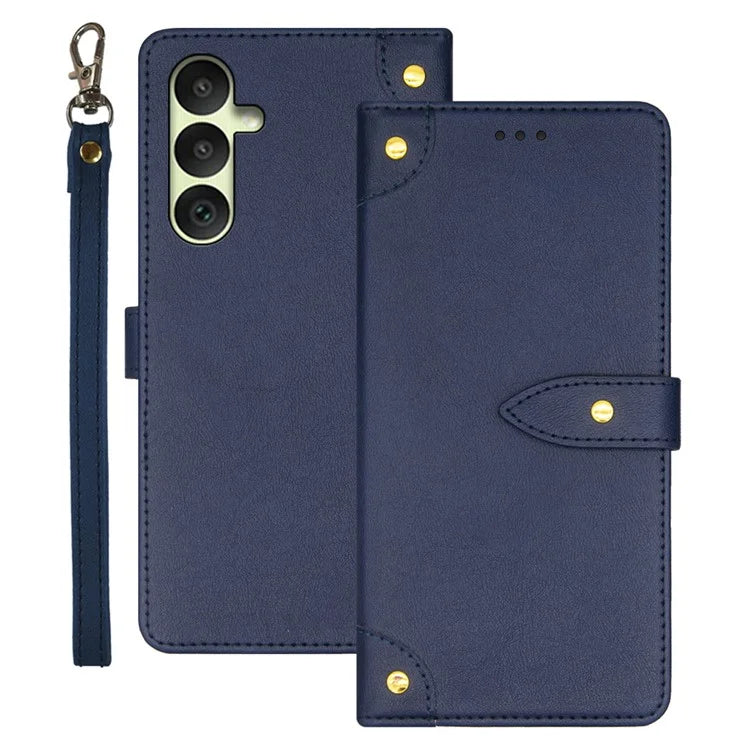 IDEWEI For Samsung Galaxy A35 5G Protective Case Drop-Proof PU Leather Flip Cover with Card Slot