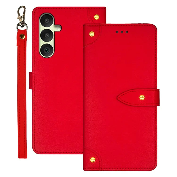 IDEWEI For Samsung Galaxy A35 5G Protective Case Drop-Proof PU Leather Flip Cover with Card Slot