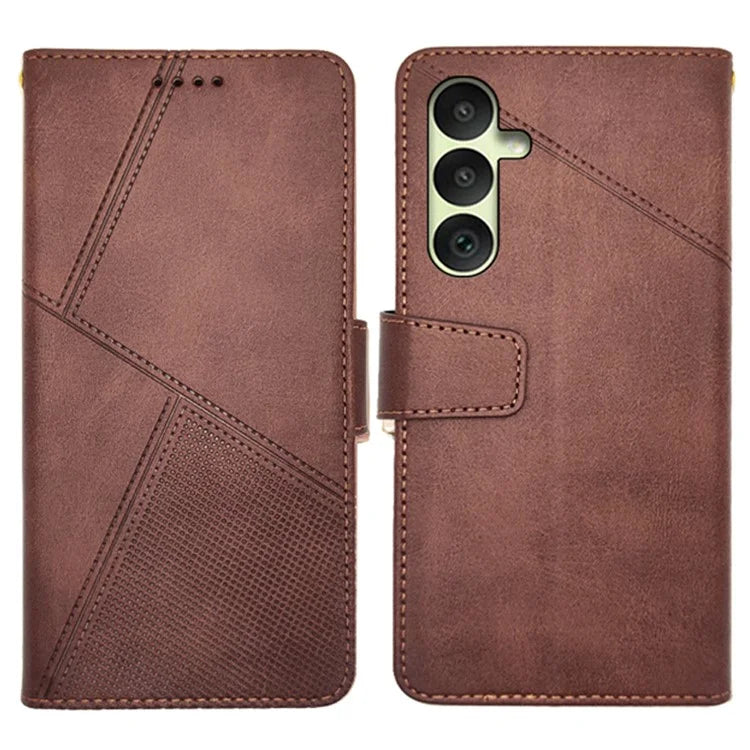 IDEWEI For Samsung Galaxy A35 5G Case Classic Calf PU Case Wallet Phone Cover