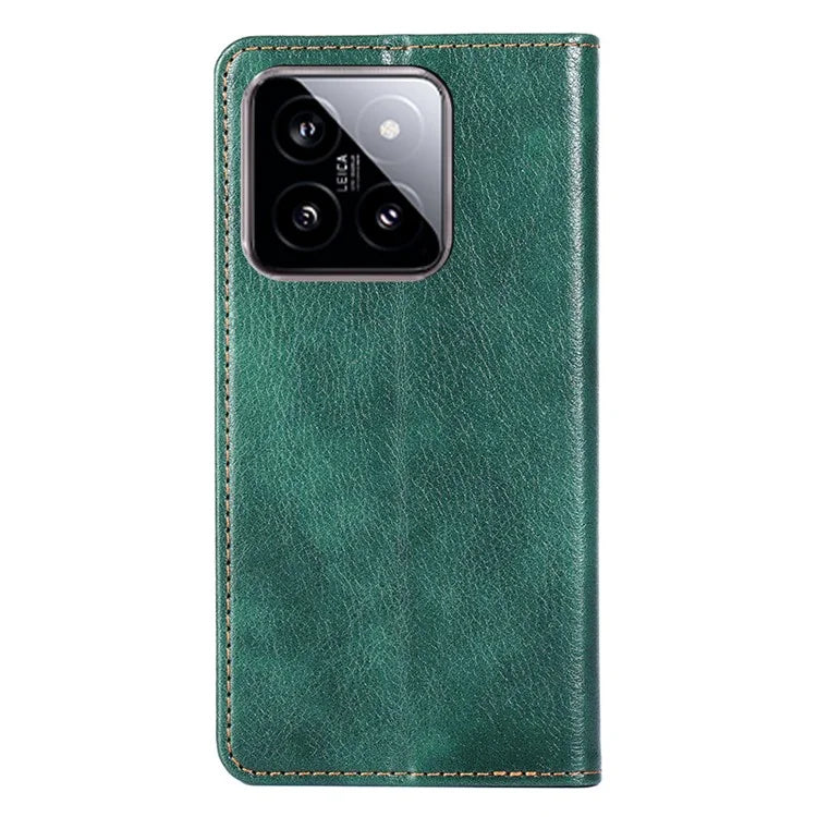 For Xiaomi 14 Case Leather Magnetic Auto Closing Wallet Stand Phone Cover