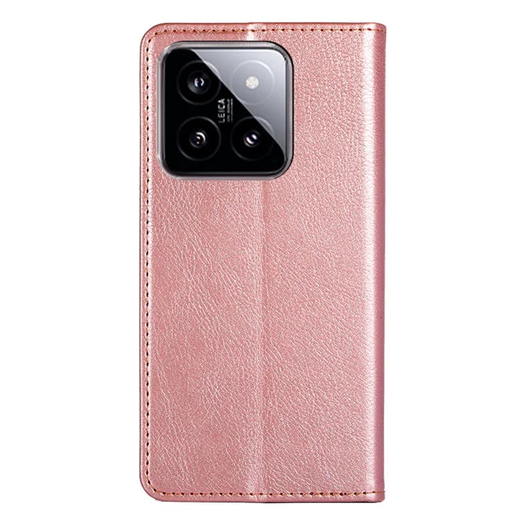 For Xiaomi 14 Case Leather Magnetic Auto Closing Wallet Stand Phone Cover
