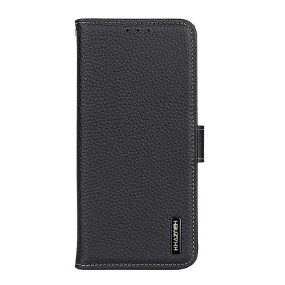 KHAZNEH For Samsung Galaxy A35 5G Genuine Cow Leather Case Magnetic Closure Stand Function