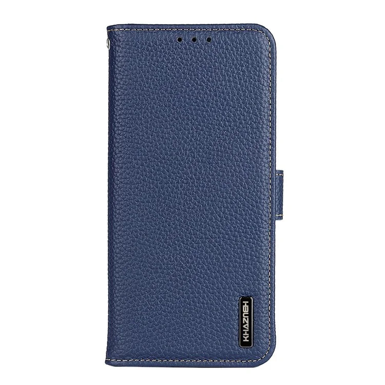 KHAZNEH For Samsung Galaxy A35 5G Genuine Cow Leather Case Magnetic Closure Stand Function