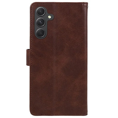 For Samsung Galaxy A55 5G Case Calf Texture PU Leather Wallet Cell Phone Cover