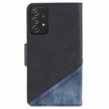 For Samsung Galaxy A53 5G Wallet Phone Case Splicing PU Leather Phone Cover Shell