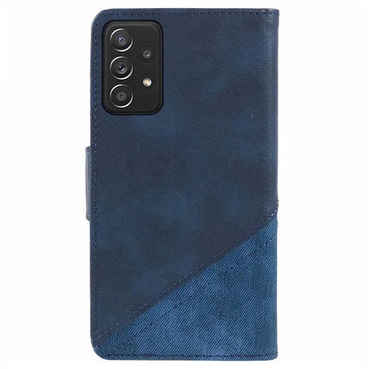 For Samsung Galaxy A53 5G Wallet Phone Case Splicing PU Leather Phone Cover Shell