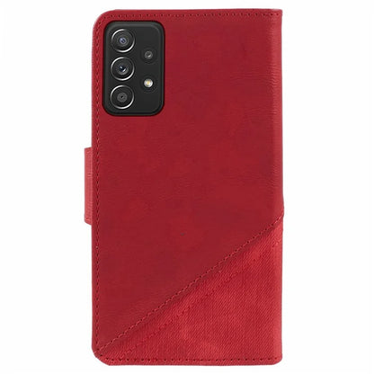 For Samsung Galaxy A53 5G Wallet Phone Case Splicing PU Leather Phone Cover Shell