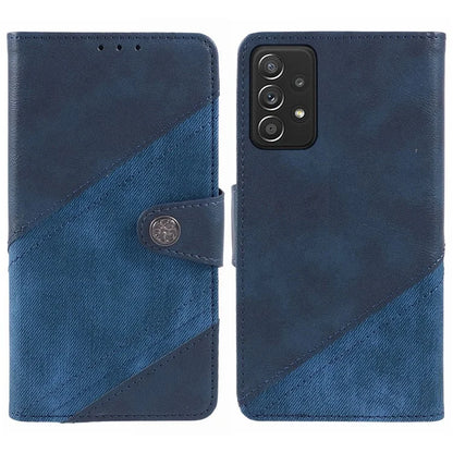 For Samsung Galaxy A72 5G / 4G Mobile Case Wallet Splicing PU Leather Cell Phone Stand Cover