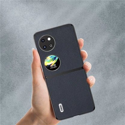 ABEEL For Huawei Pocket 2 Genuine Cow Leather Classy Phone Protective Case