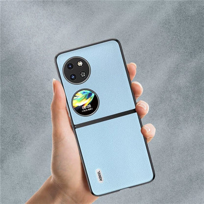 ABEEL For Huawei Pocket 2 Genuine Cow Leather Classy Phone Protective Case
