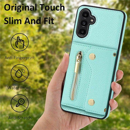 DF-09 For Samsung Galaxy A14 4G / 5G Crossbody Wallet Case with Card Holder