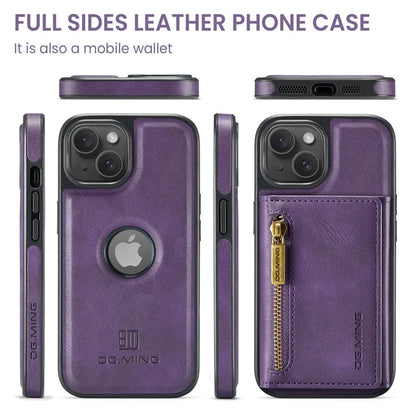 DG.MING M5 Series For iPhone 13 6.1 inch Magnetic Phone Case Detachable Kickstand Cover