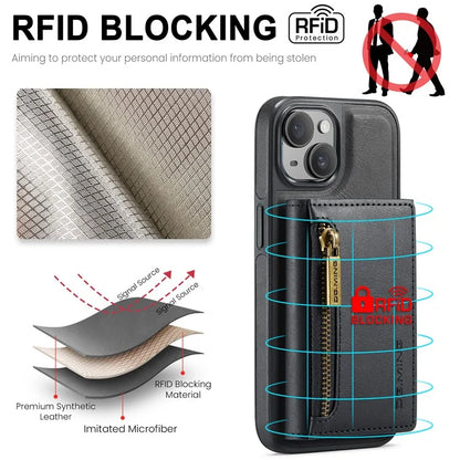 DG.MING M5 Series For iPhone 13 6.1 inch Magnetic Phone Case Detachable Kickstand Cover