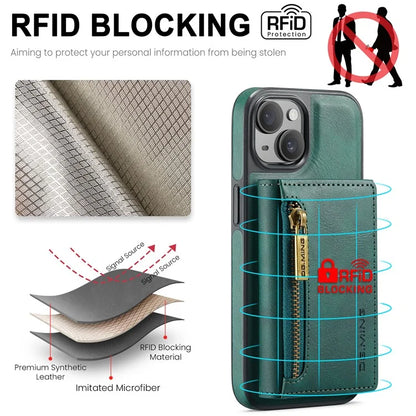 DG.MING M5 Series For iPhone 13 6.1 inch Magnetic Phone Case Detachable Kickstand Cover