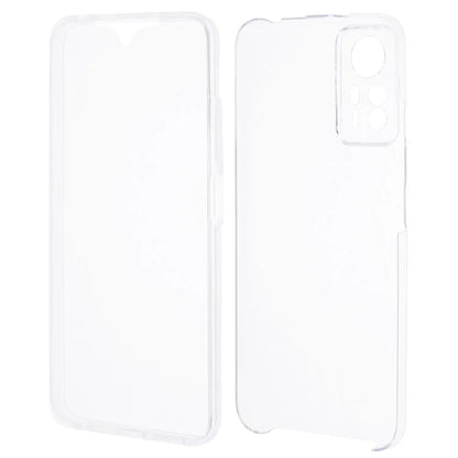 For Xiaomi Redmi Note 12S 4G Clear Case Acrylic Back + PET Front Cover with TPU Frame