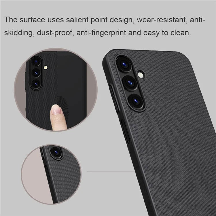 NILLKIN Frosted Shield for Samsung Galaxy A15 5G / 4G Case Anti-slip Hard PC Matte Phone Cover