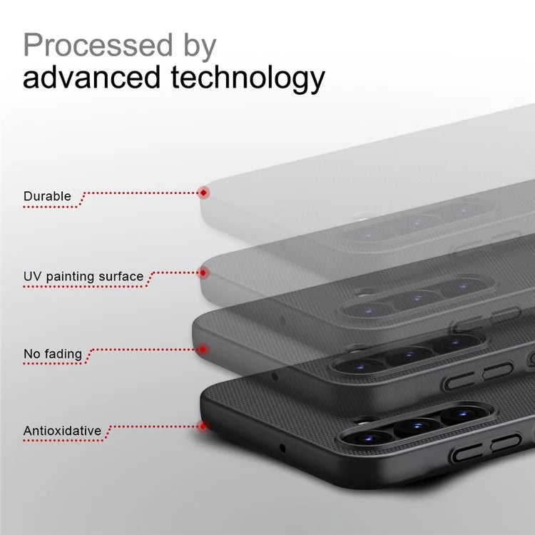NILLKIN Frosted Shield for Samsung Galaxy A15 5G / 4G Case Anti-slip Hard PC Matte Phone Cover