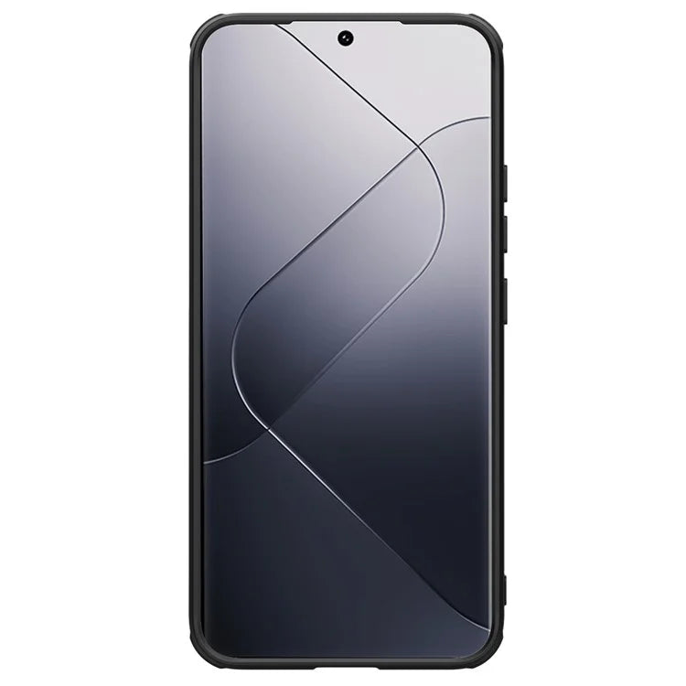 NILLKIN For Xiaomi 14 Case Textured Prop PC+TPU Phone Cover with Lens Cover Kickstand