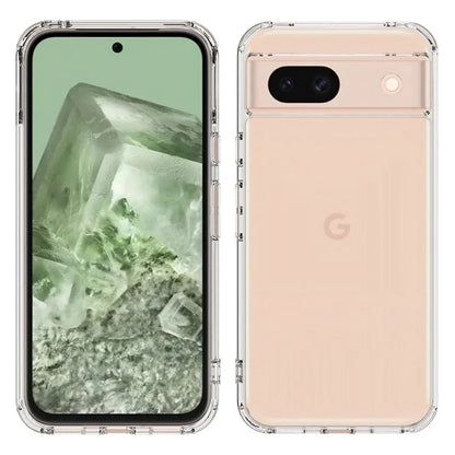 For Google Pixel 8a Phone Cover Scratch-Resistant Acrylic+TPU Transparent Case
