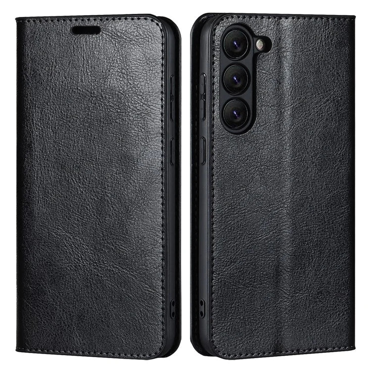 For Samsung Galaxy S23 Cell Phone Cases Crazy Horse Texture Split Leather Wallet Cover