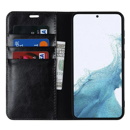 For Samsung Galaxy S23 Cell Phone Cases Crazy Horse Texture Split Leather Wallet Cover