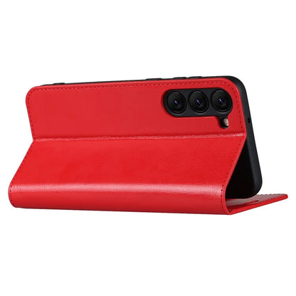 For Samsung Galaxy S23 Cell Phone Cases Crazy Horse Texture Split Leather Wallet Cover