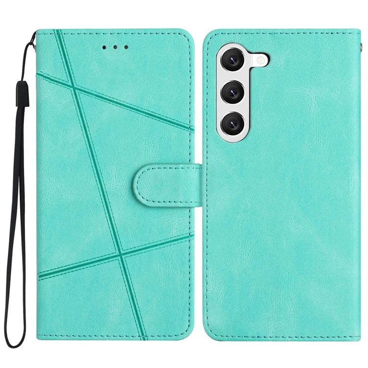 For Samsung Galaxy A55 5G Cell Phone Case Crazy Horse Texture Card Holder Cover